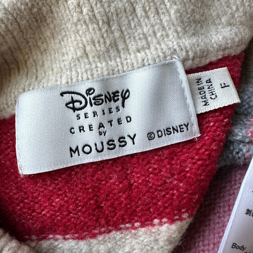 Disney Series Created by MOUSSY Mickey Mouse and Minnie Kissing Cardigan - Picture 6 of 10